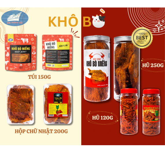KHÔ BÒ MIẾNG 200 GR
